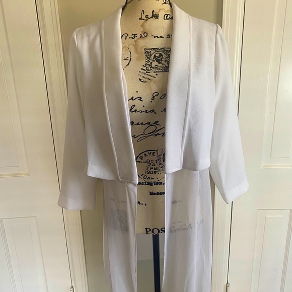 Dressy Sheer Bottom Overcoat - Picture 1 of 3